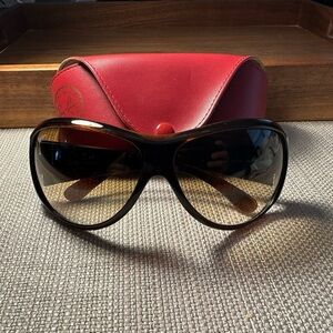 Ray-Ban RB4104 Tortoise Brown Oversized Sunglasses Clean Lenses w/Case